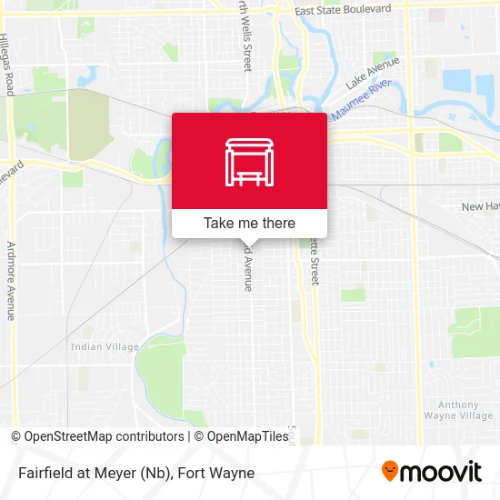 Mapa de Fairfield at Meyer (Nb)