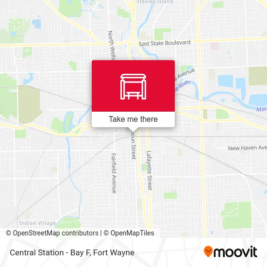 Mapa de Central Station - Bay F