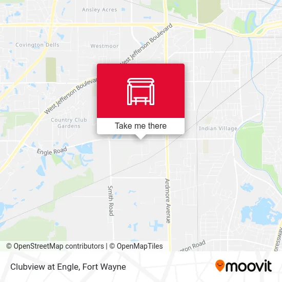 Mapa de Clubview at Engle