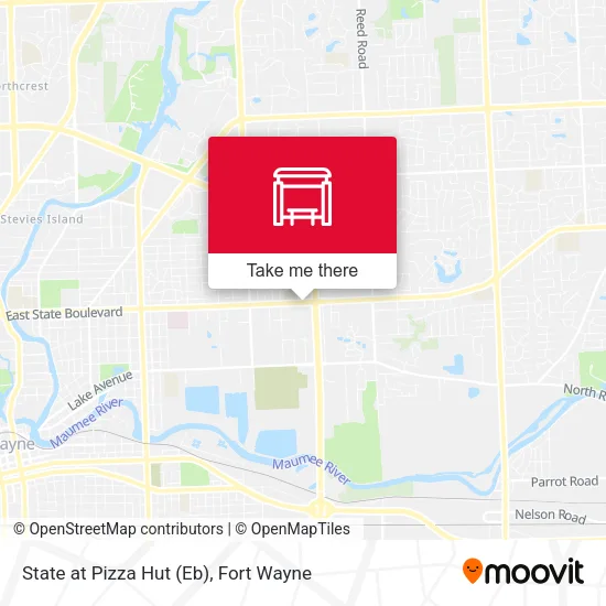 Mapa de State at Pizza Hut (Eb)