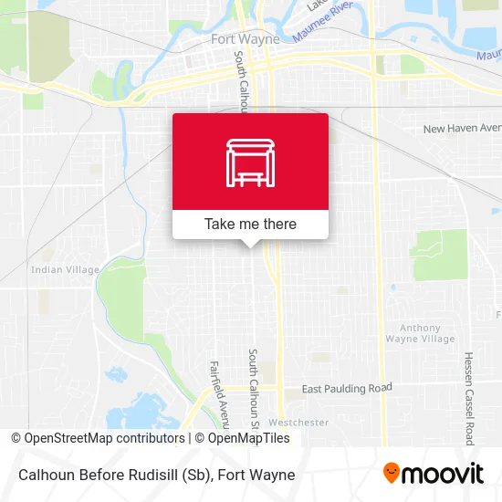 Mapa de Calhoun Before Rudisill (Sb)