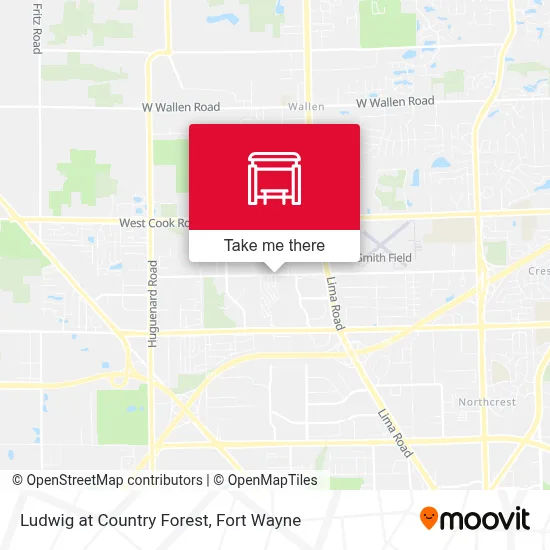 Ludwig at Country Forest map