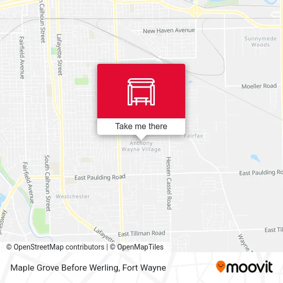 Mapa de Maple Grove Before Werling