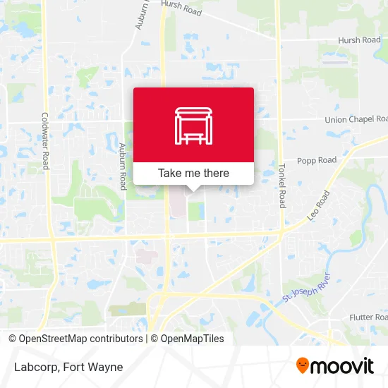Labcorp map