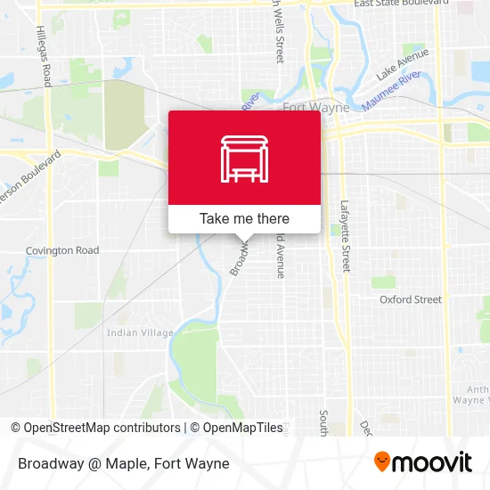 Broadway @ Maple map