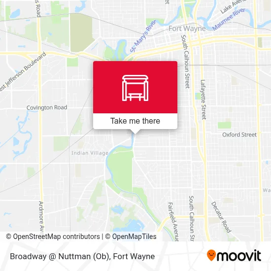 Broadway @ Nuttman (Ob) map