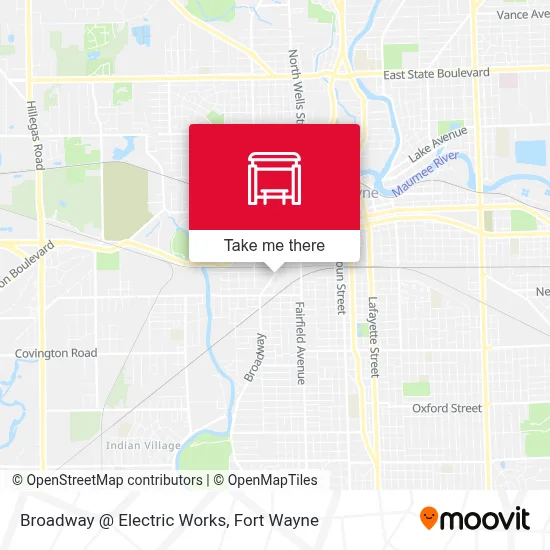 Broadway @ Electric Works map