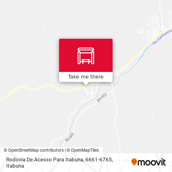 Rodovia De Acesso Para Itabuna, 6661-6765 map
