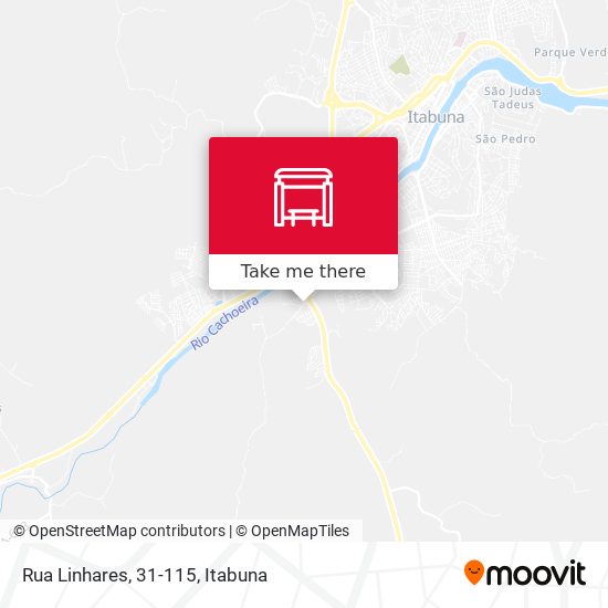 Mapa Rua Linhares, 31-115
