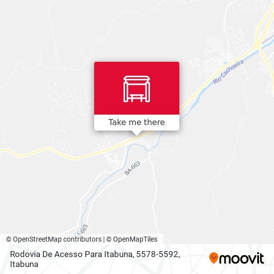 Mapa Rodovia De Acesso Para Itabuna, 5578-5592