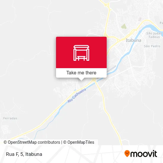 Rua F, 5 map