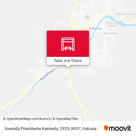 Mapa Avenida Presidente Kennedy, 2923-3057