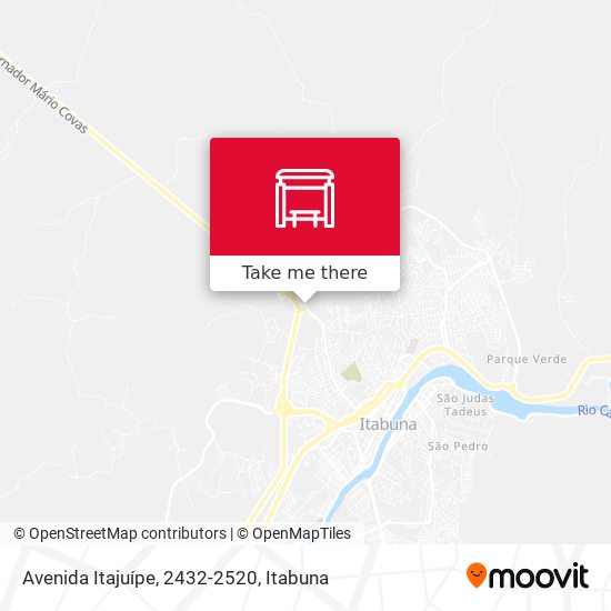 Mapa Avenida Itajuípe, 2432-2520