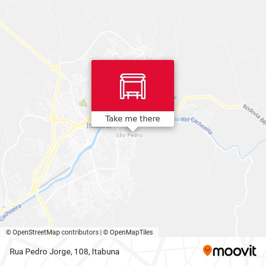 Mapa Rua Pedro Jorge, 108