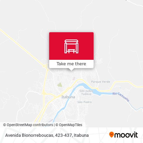 Mapa Avenida Bionorreboucas, 423-437