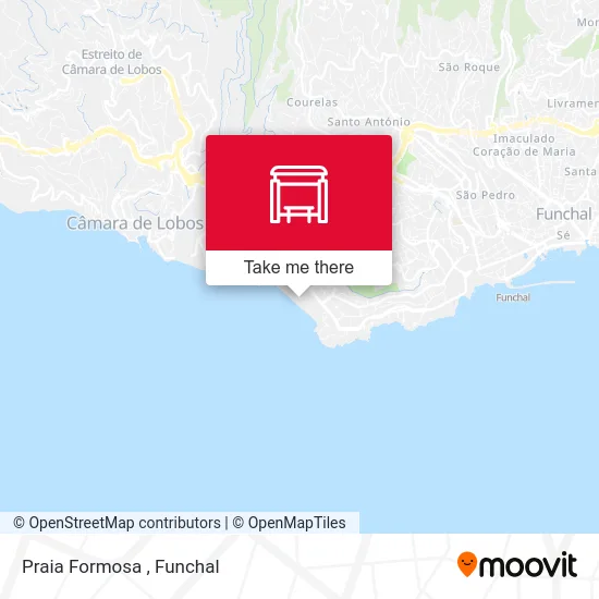 Praia Formosa map