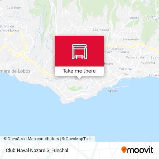 Club Naval  Nazaré  S map