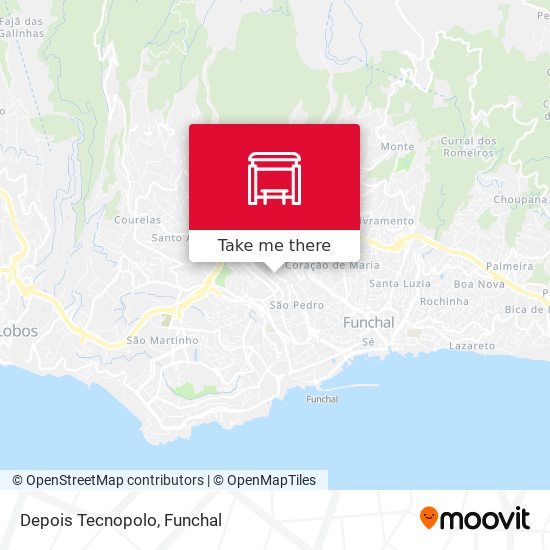 Depois Tecnopolo mapa