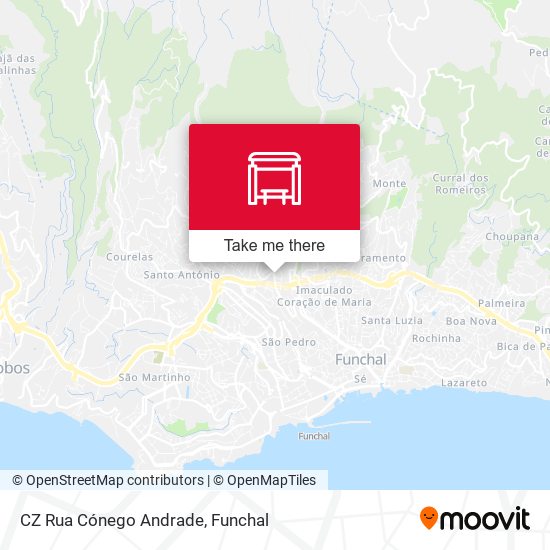 CZ Rua Cónego Andrade map