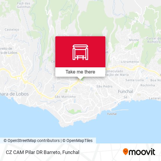 CZ CAM Pilar DR Barreto map