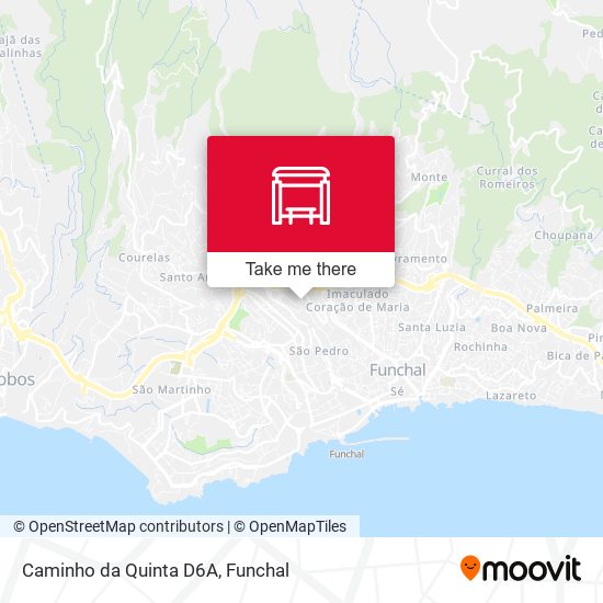 Caminho da Quinta  D6A map