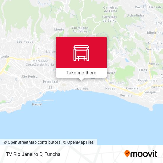 TV Rio Janeiro  D map