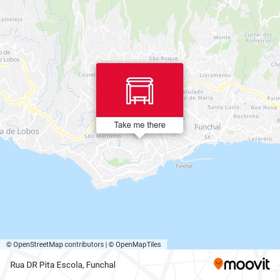 Rua DR Pita  Escola map