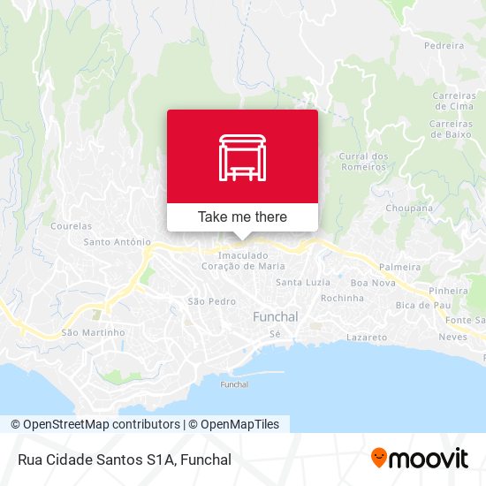 Rua Cidade Santos  S1A map