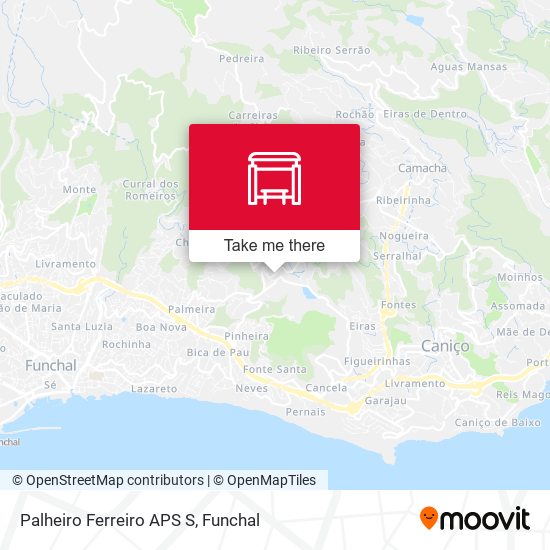 Palheiro Ferreiro  APS  S mapa