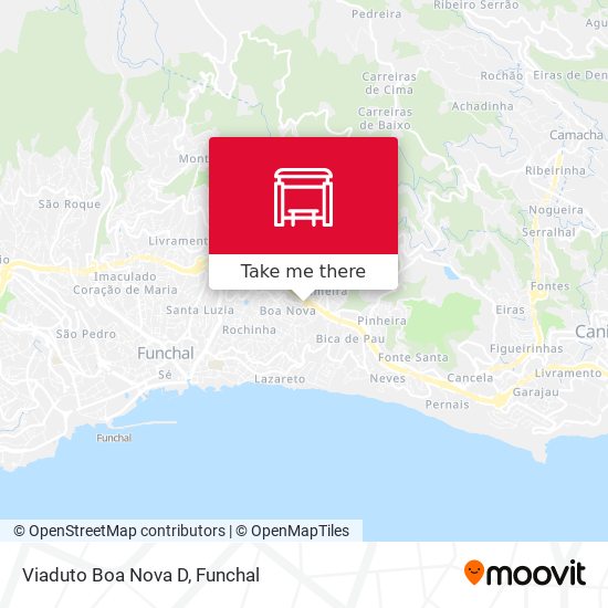 Viaduto Boa Nova  D mapa