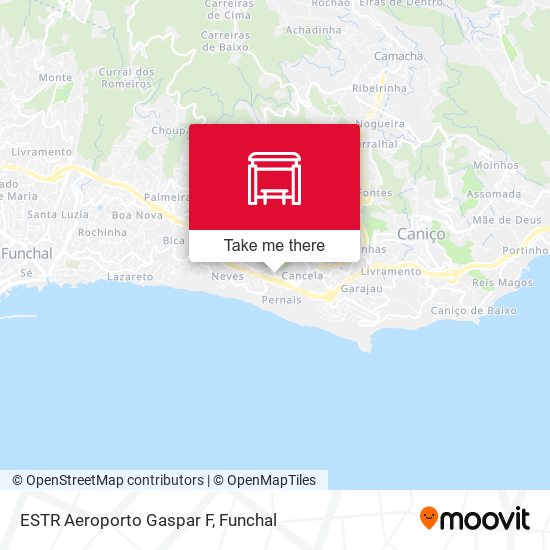 ESTR Aeroporto  Gaspar F map