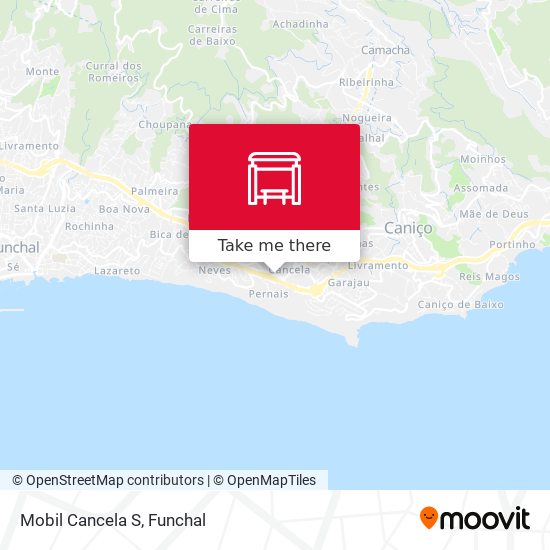 Mobil  Cancela  S map