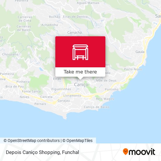 Depois Caniço Shopping map