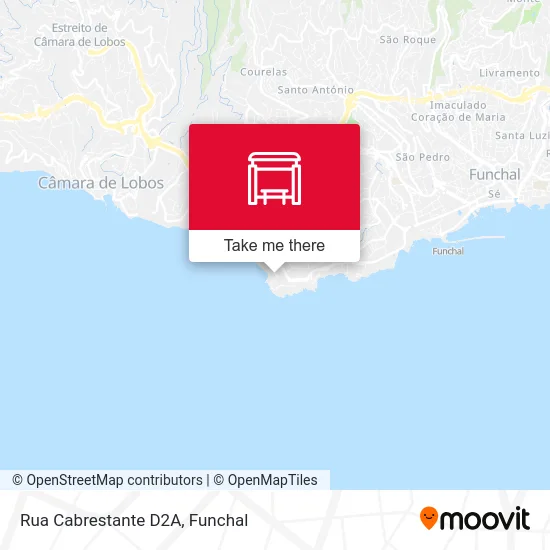 Rua Cabrestante  D2A map