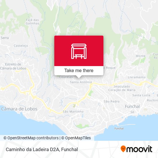 Caminho da Ladeira  D2A map