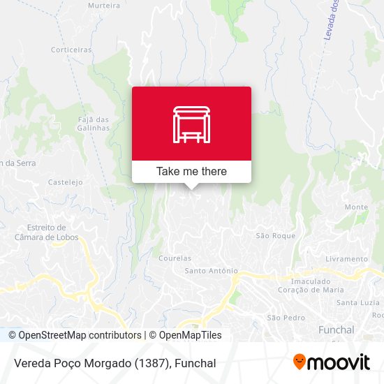 Vereda Poço Morgado (1387) map