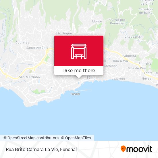 Rua Brito Câmara  La Vie mapa