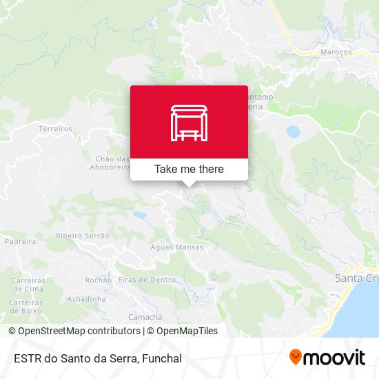 ESTR do Santo da Serra map