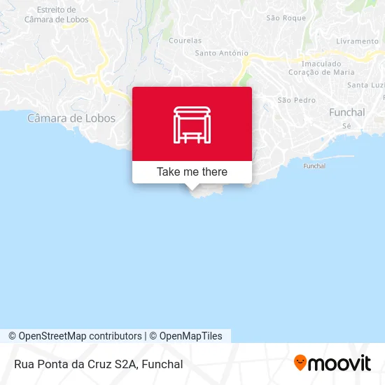 Rua Ponta da Cruz  S2A map