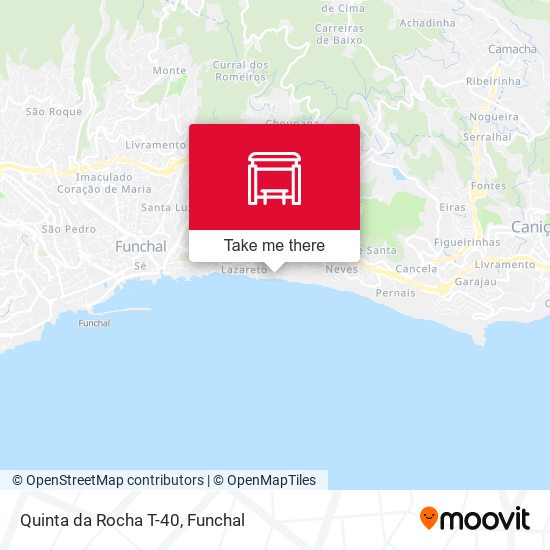 Quinta da Rocha  T-40 map