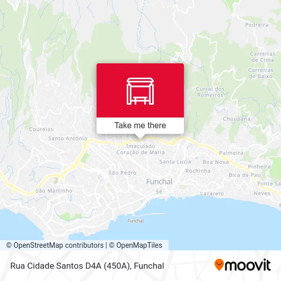 Rua Cidade Santos  D4A (450A) map