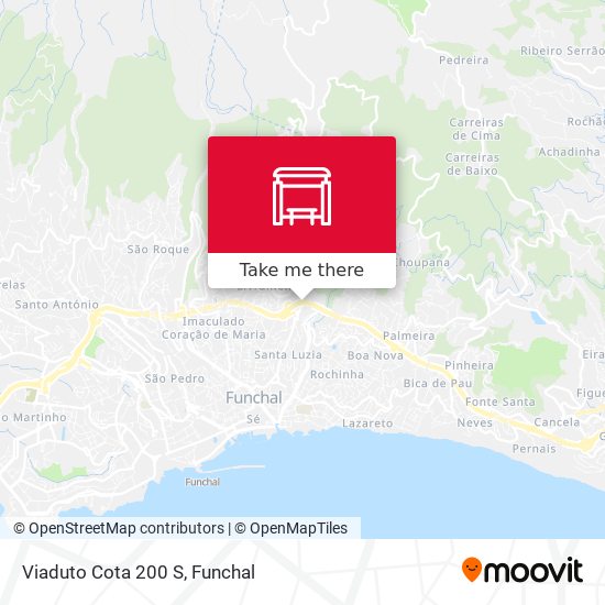 Viaduto Cota 200  S mapa