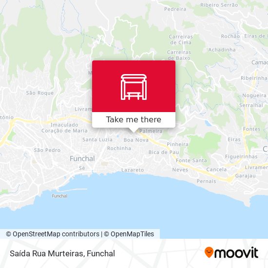 Saída Rua Murteiras map