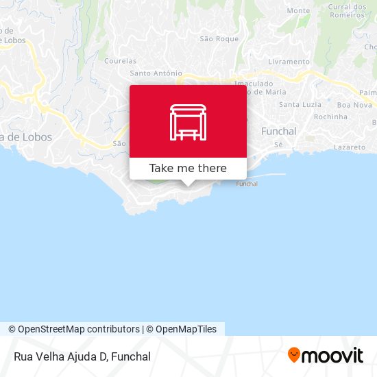 Rua Velha Ajuda  D map