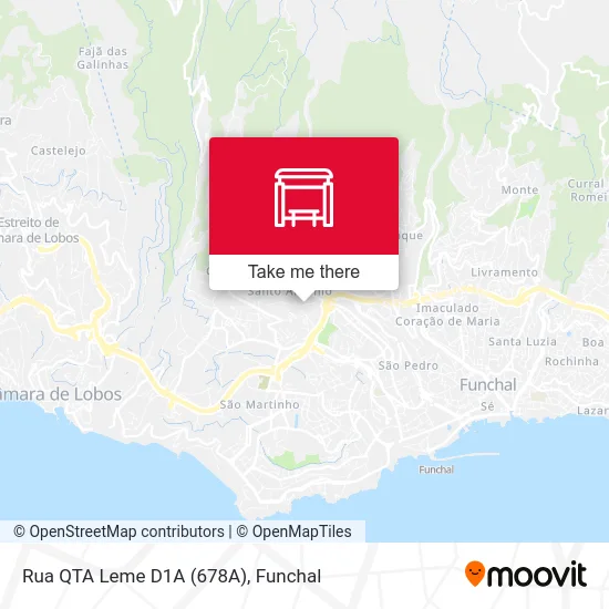 Rua QTA Leme  D1A (678A) map