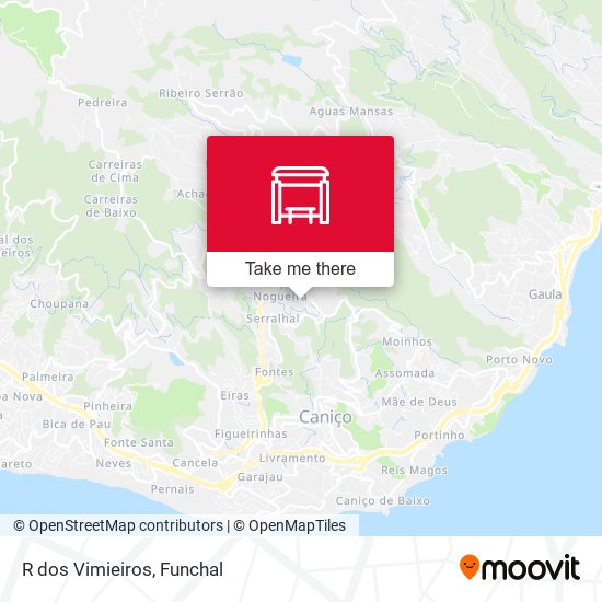 R dos Vimieiros map