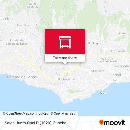 Saída Junto Opel  D (1020) map