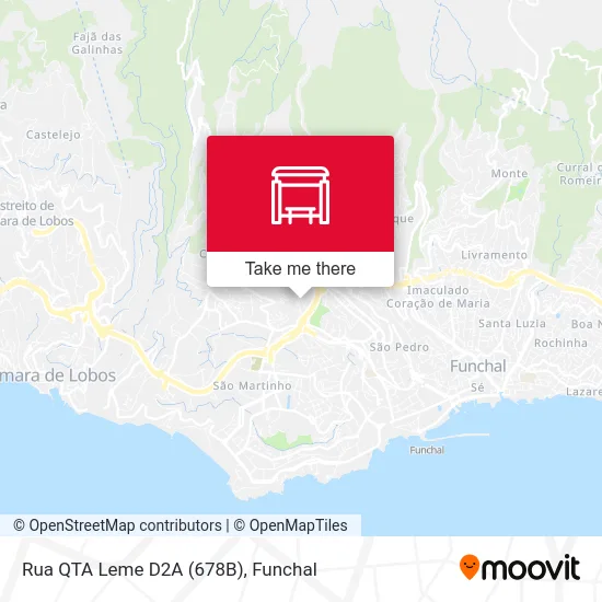 Rua QTA Leme  D2A (678B) map