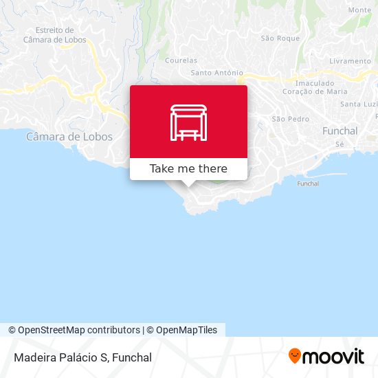 Madeira Palácio  S map
