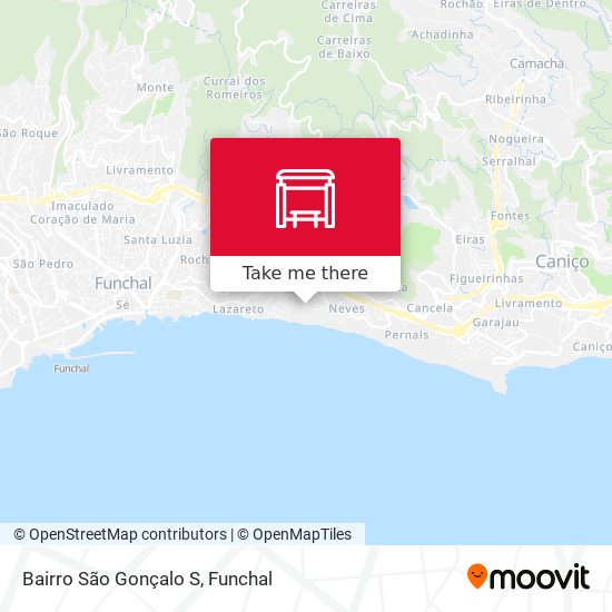 Bairro São Gonçalo  S map